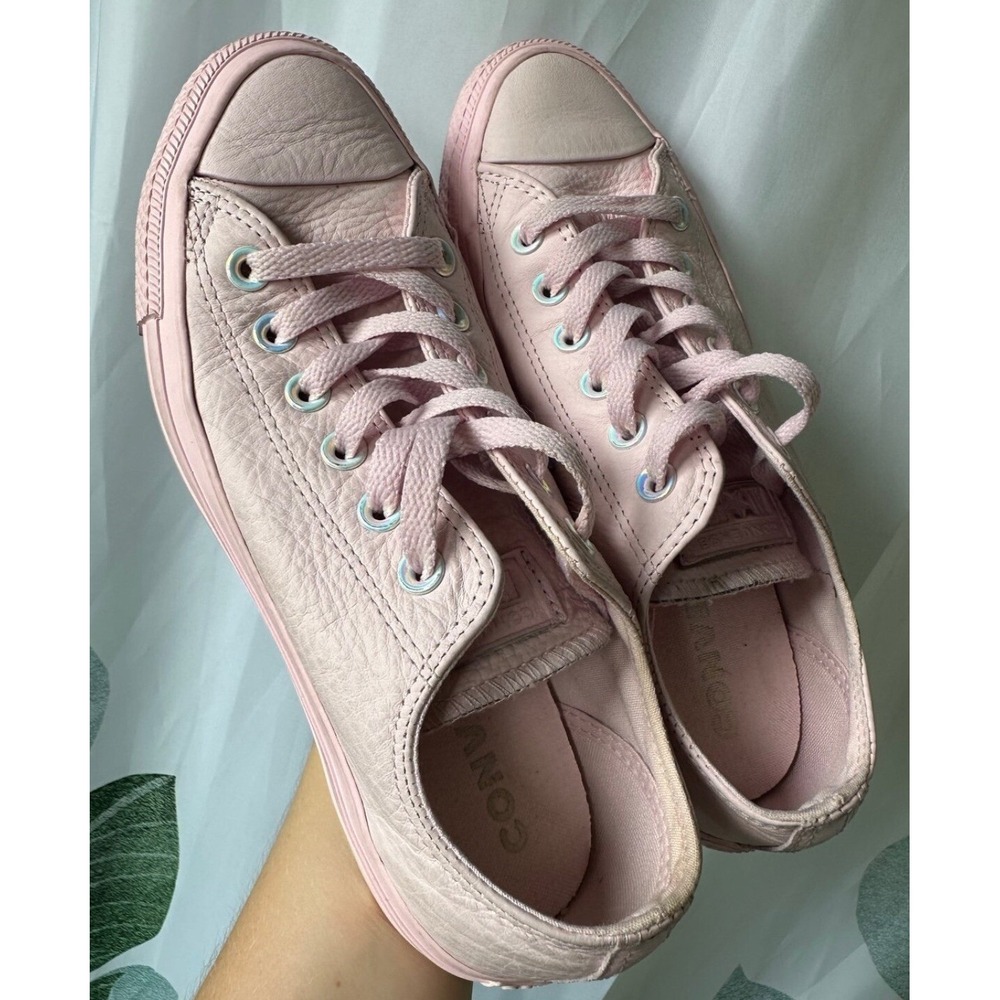 Converse Low Shoes CTAS Ox Foam‎ Pink Leather Women's 8